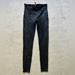 Spanx faux leather leggings